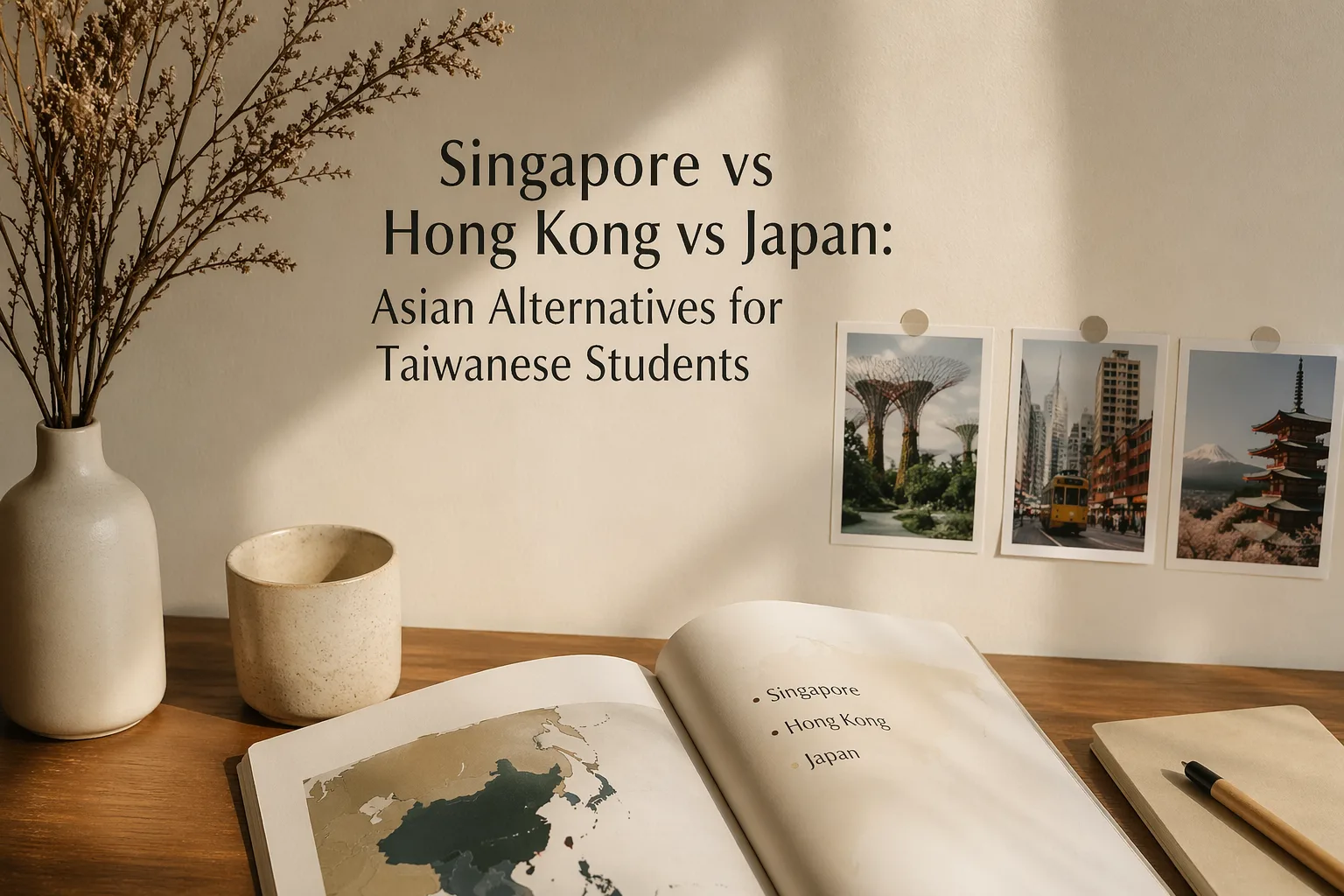 新加坡、香港、日本：台灣學生的亞洲留學比較